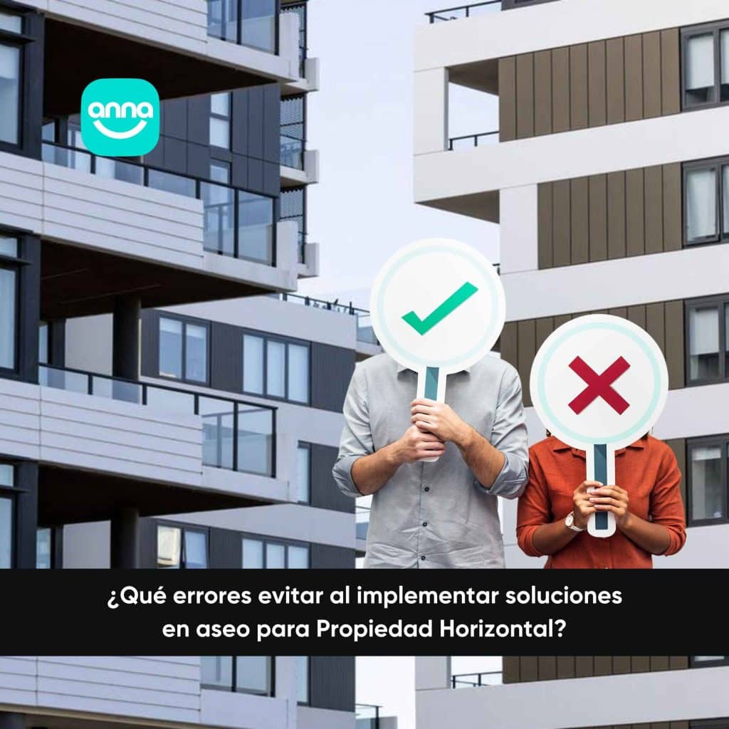 ¿Qué errores evitar al implementar soluciones en aseo para Propiedad Horizontal?
